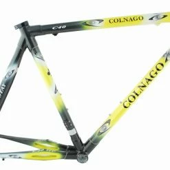 Cadre Colnago C40 Hp B-Stay 2003 T.53S/C Sans Fourche 1" NL14 Jaune