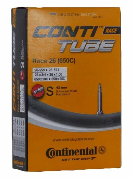 Chambre à Air Continental Race Butyl 650x20/25 3 Chambre à Air Continental Race Butyl 650x20/25