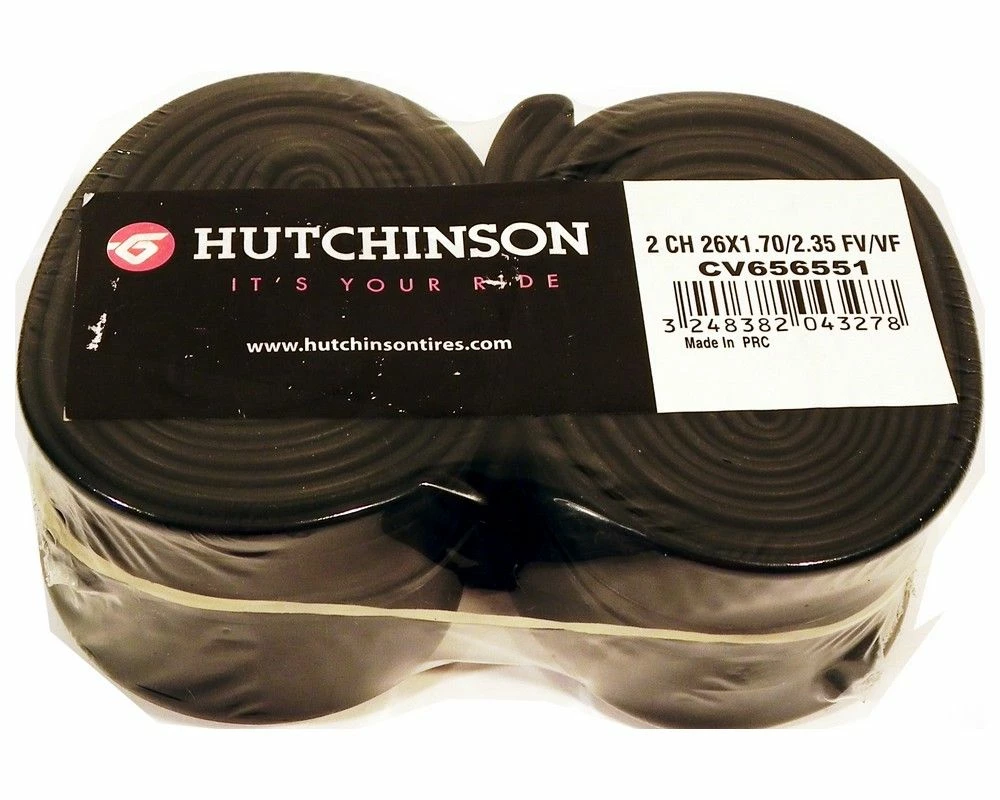 Chambres à Air VTT Hutchinson Butyl 26`x1.70/2.35 - Lot De 2 3 Chambres à Air VTT Hutchinson Butyl 26`x1.70/2.35 - Lot De 2