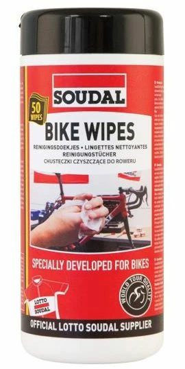 Nettoyant Soudal Bike Wipes - Pot De 50 Lingettes 3 Nettoyant Soudal Bike Wipes - Pot De 50 Lingettes