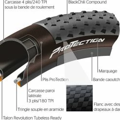 Pneu Continental Gravel Terra Trail ProTection 700x40 Tubeless Ready 7 Pneu Continental Gravel Terra Trail ProTection 700x40 Tubeless Ready -Promos VTT Magasin pneu continental gravel terra trail protection 700x40 tubeless ready art 101836 p image 100262 grande